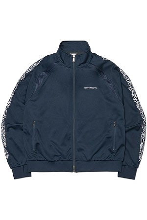 [노매뉴얼] EMBROIDERED TRIBAL TRACK TOP 엠브로이더드 트라이벌 트랙 탑 - NAVY