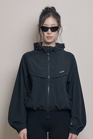 [OURRSHAPE] AERO MESH WINDSHELL 에어로 메쉬 윈드쉘 - BLACK