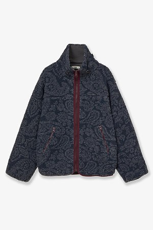 [AEAE] DUMBLE FLEECE JACKET 덤블 플리스 재킷 - NAVY
