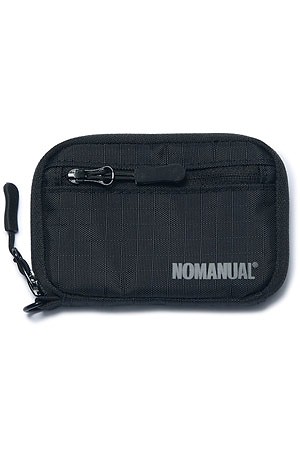 [노매뉴얼] NM NYLON MINI WALLET 엔엠 나일론 미니 월렛 - BLACK