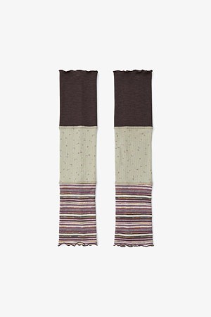 [AEAE] PATCHWORK LEG WARMER 패치워크 레그 워머 - PURPLE