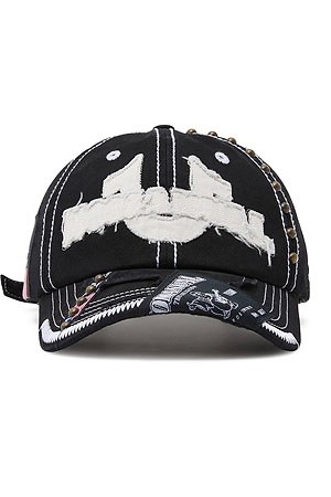 [노매뉴얼] NO RELIGION PATCH WORK BALL CAP 노 릴리전 패치 워크 볼캡 - BLACK