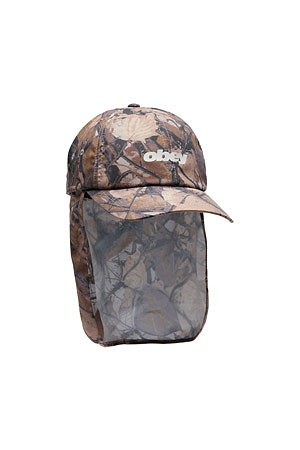 [오베이] OBEY SAHARA 6 PANEL TRAIL CAP 오베이 사하라 6 패널 트레일 캡 - FENCE CAMO MULTI