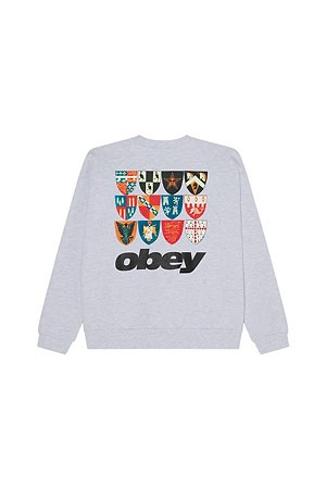 [오베이] SHIELDS EXTRA HEAVY CREWNECK 쉴즈 엑스트라 헤비 크루넥 - ASH GREY