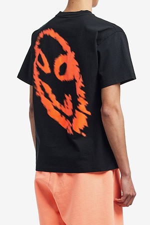 [노프라블레모] SMILE AWAY SS TEE 스마일 어웨이 숏 슬리브 티 - BLACK