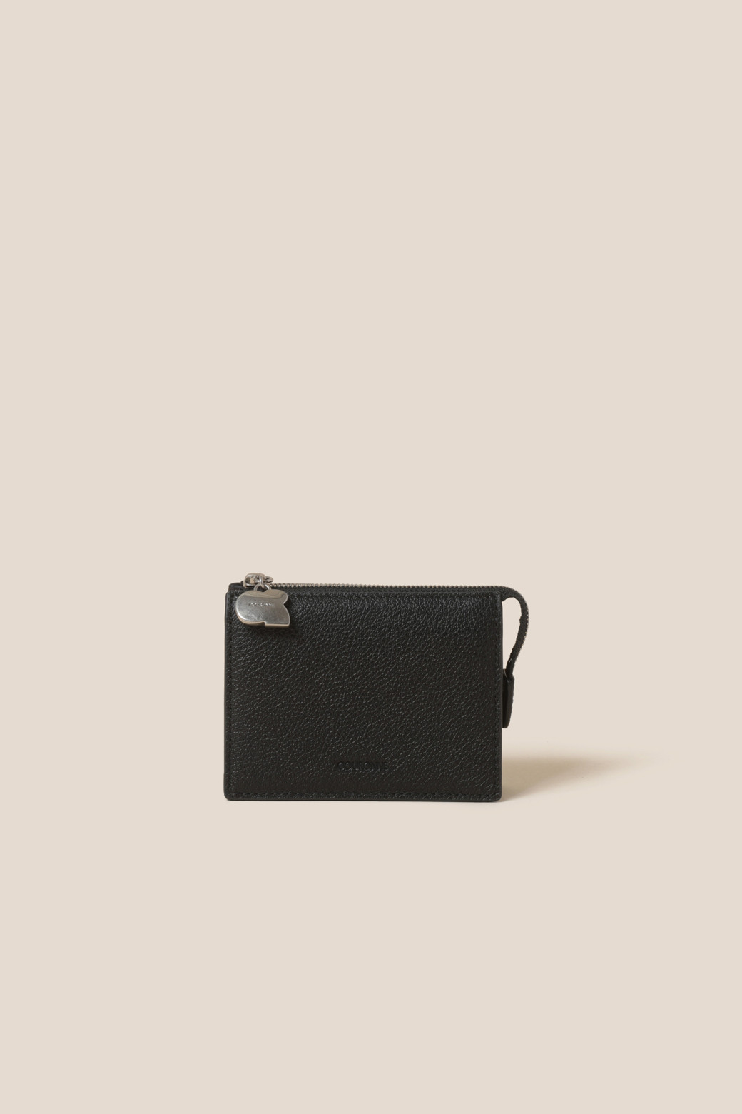☆COURONNE☆ Flanner Card Wallet RCWGX25143BKX COURONNE] Flanner Card Wallet