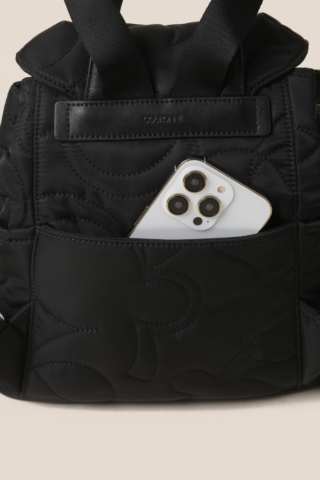 バックパック・リュック COURONNE Douce Backpack 33 (Black)_RCBBX24643BKX 쿠론]Douce Backpack 33 (Black)_RCBBX24643BKX