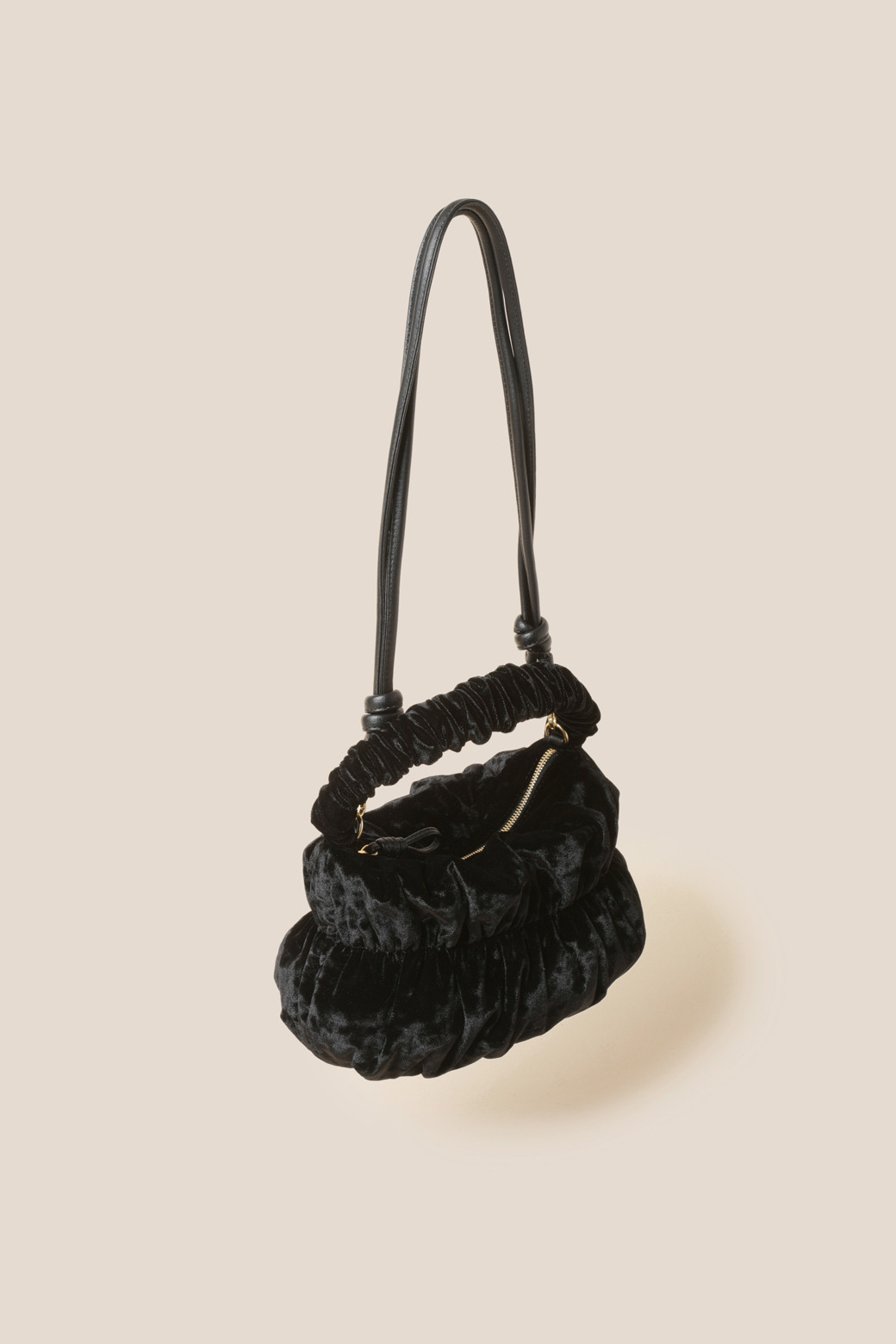 COURONNE-Lumie Velvet Tote 29 (Black)_RCBTX24661BKX│삼성