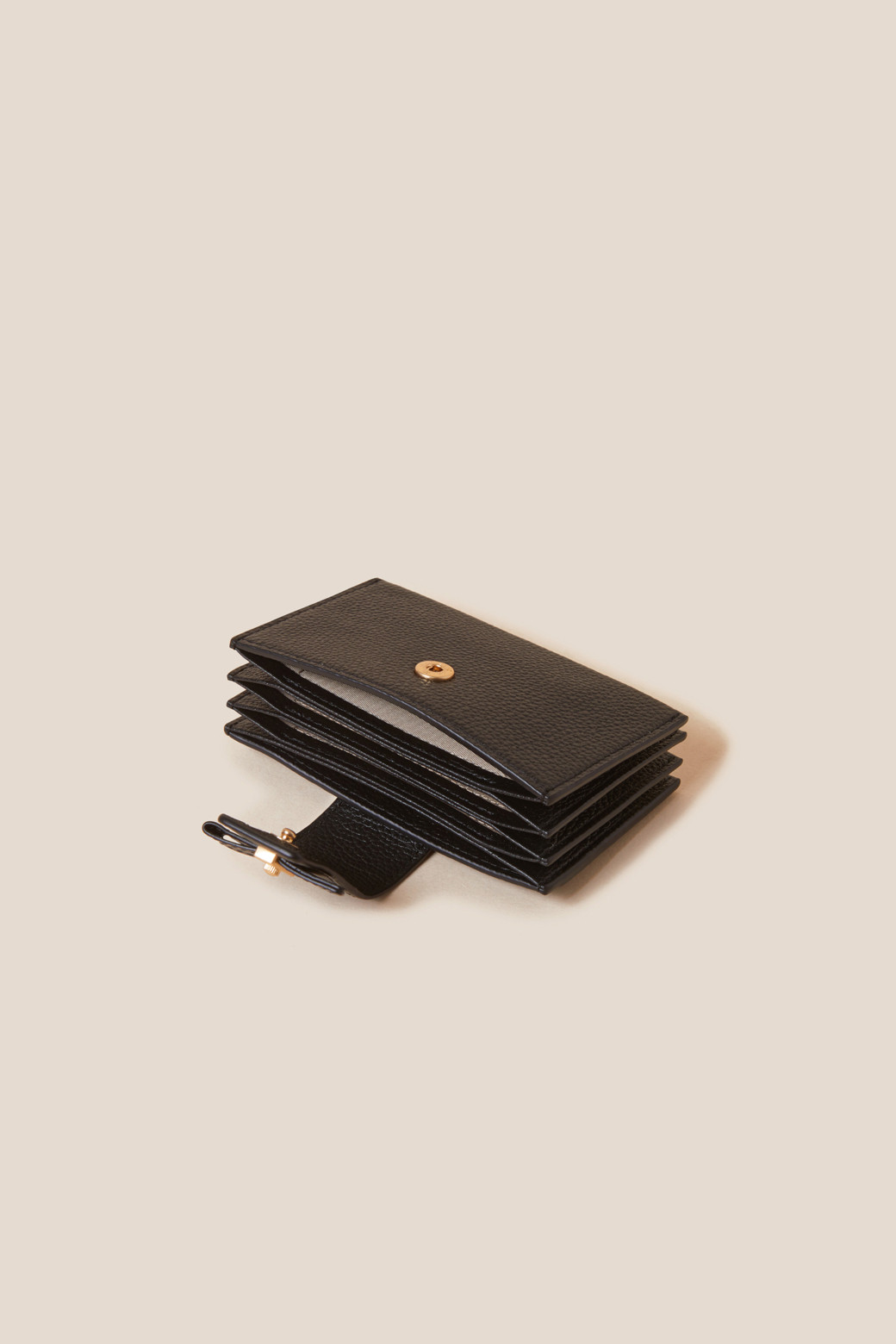 ☆COURONNE☆ Ines Accordion Card Wallet RCWGX24644BKX Ines Accordion Card Wallet_COURONNE - 코오롱몰