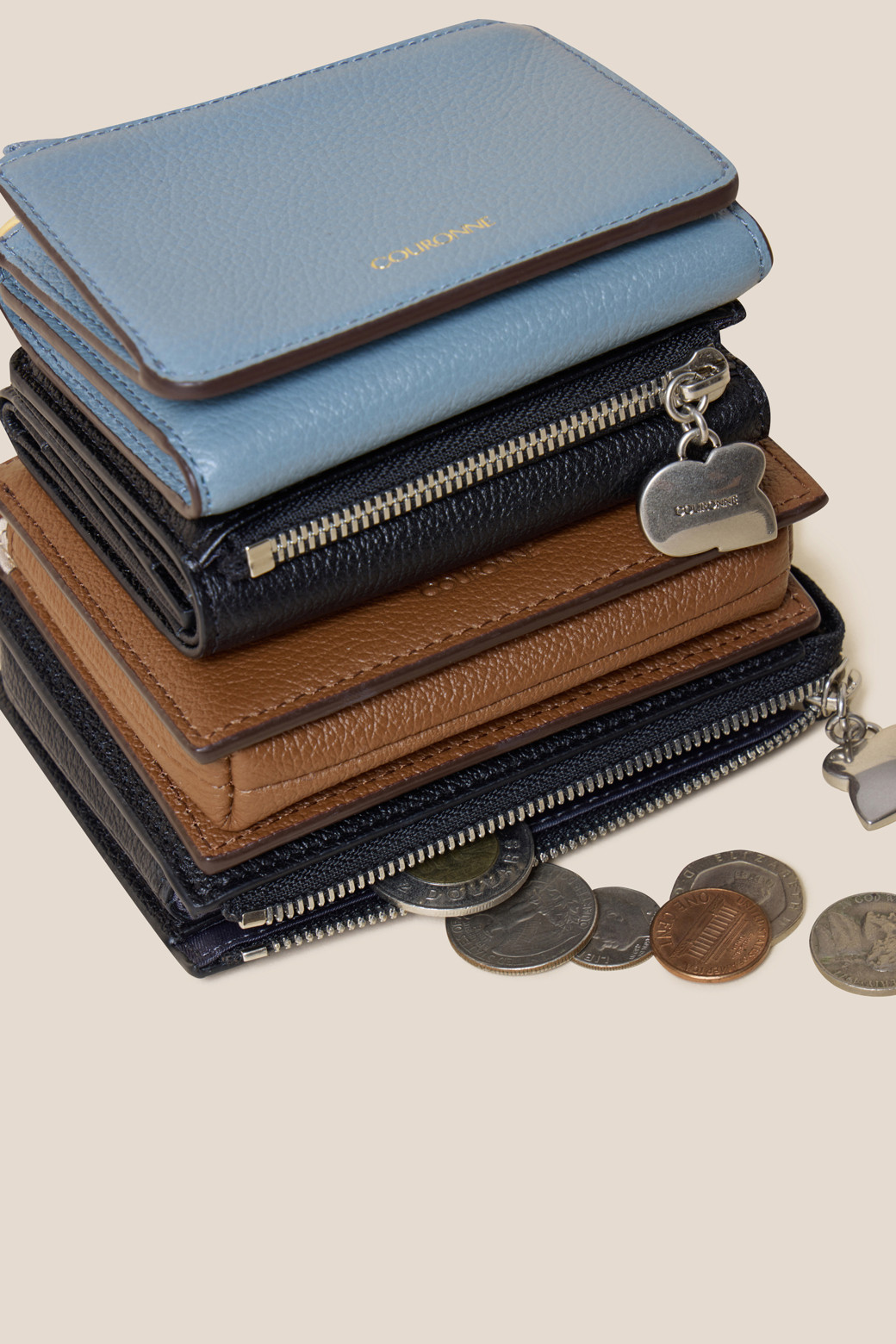 COURONNE - 반지갑 - Douce Half Wallet 