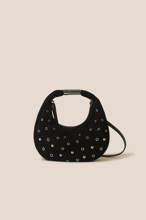 COURONNE - 크로스백 - Savoir Cross 24 Stud (Black)