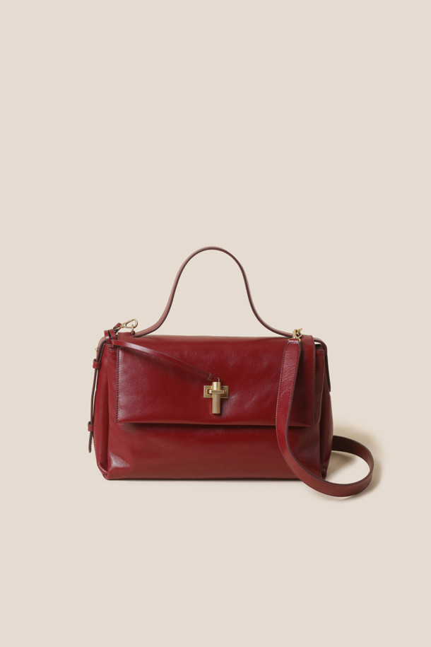 COURONNE - 토트백 - Fermoir Tote 33 (Red)