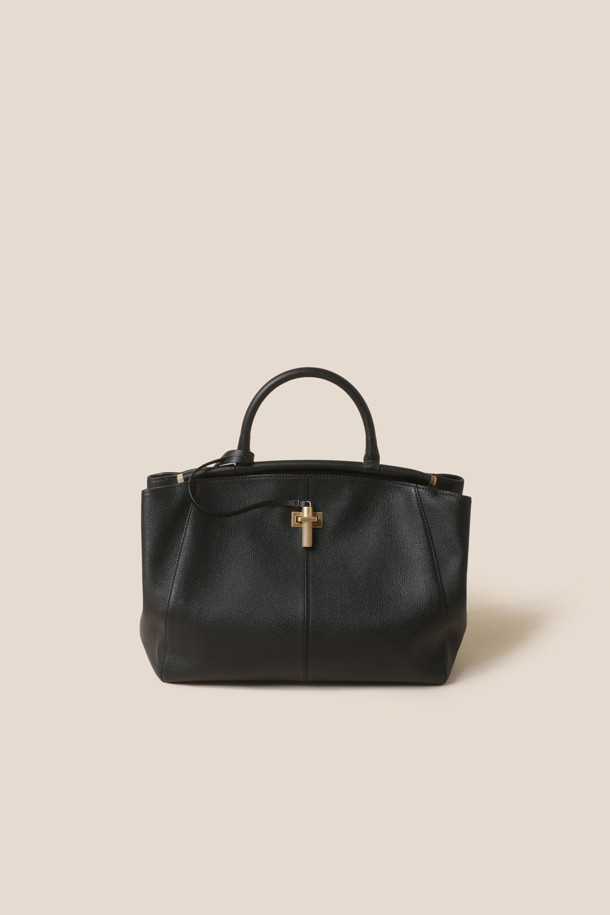 COURONNE - 토트백 - Fermoir Tote 31 (Black)