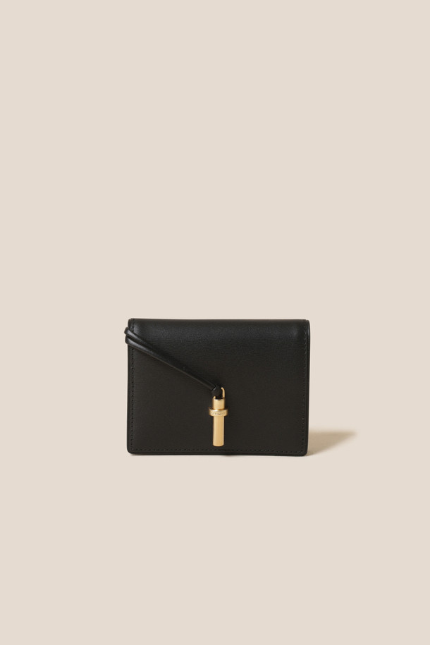 COURONNE - 반지갑 - Fermoir Half Wallet (Black)