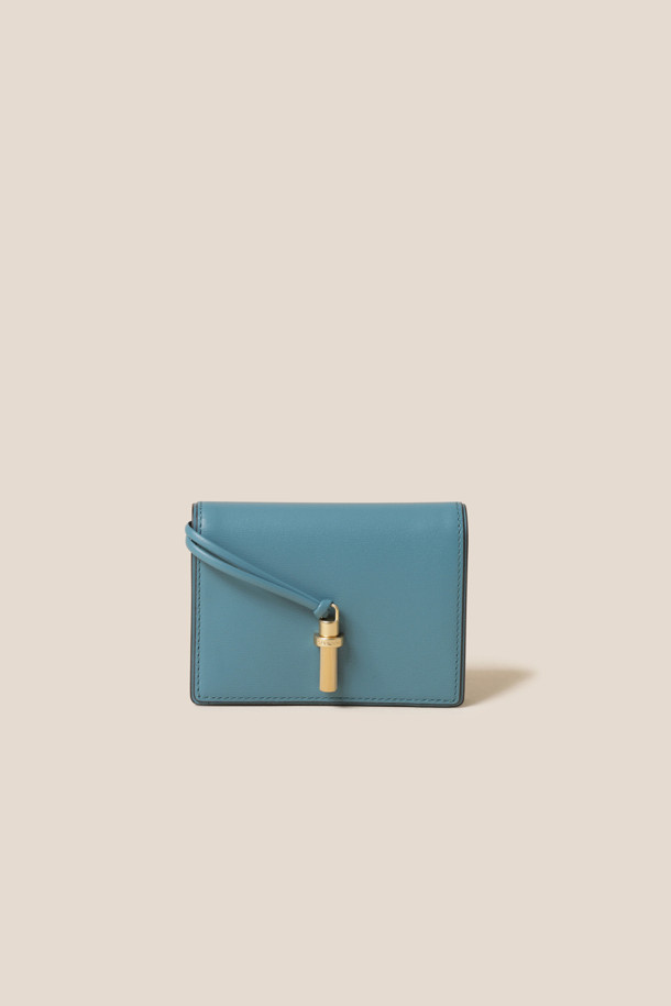 COURONNE - 반지갑 - Fermoir Half Wallet (Light Blue)