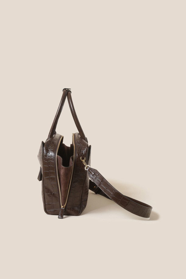 COURONNE - 토트백 - Bern Tote 34 (Dark brown)