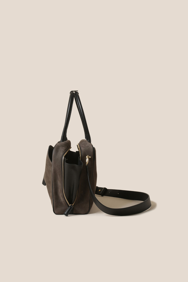 COURONNE - 토트백 - Bern Tote 34 nubuck (Dark Brown)