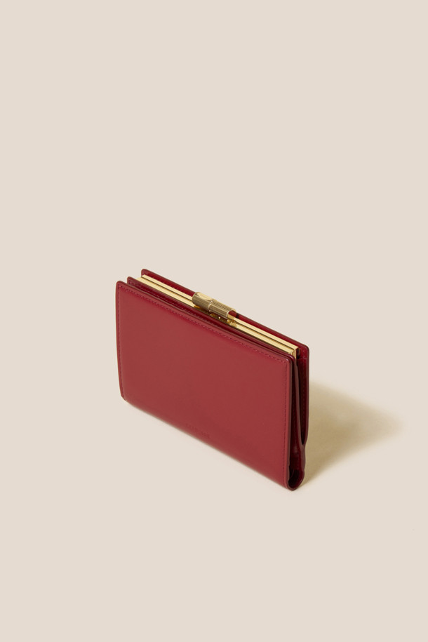 COURONNE - 반지갑 - Mael Frame Half Wallet (Red)