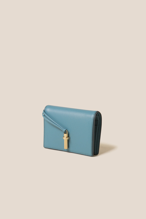 COURONNE - 반지갑 - Fermoir Half Wallet (Light Blue)