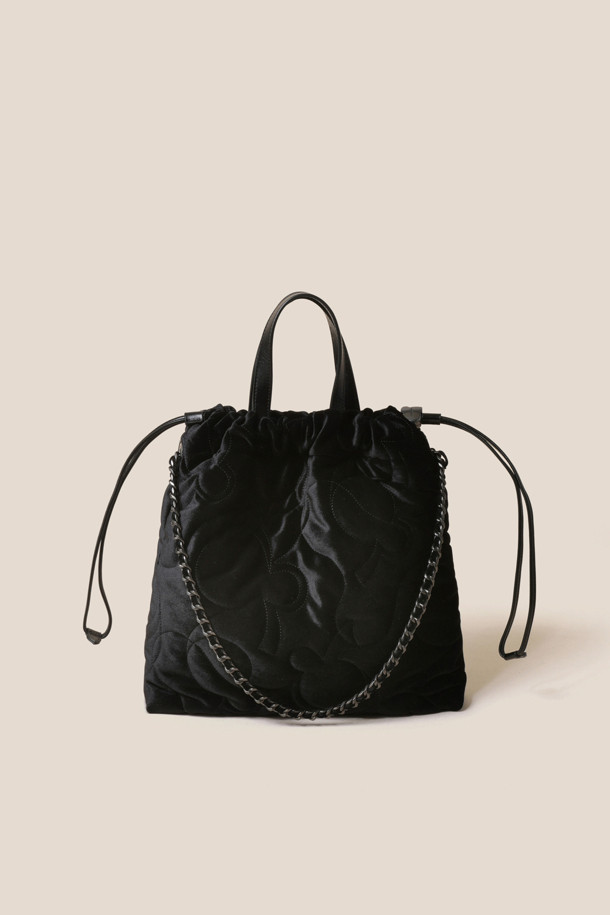 COURONNE - 숄더백 - Piloti Douce Shoulder 31 (Black)