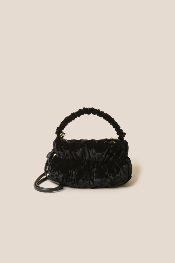 COURONNE - 토트백 - Lumie Velvet Tote 29 (Black)