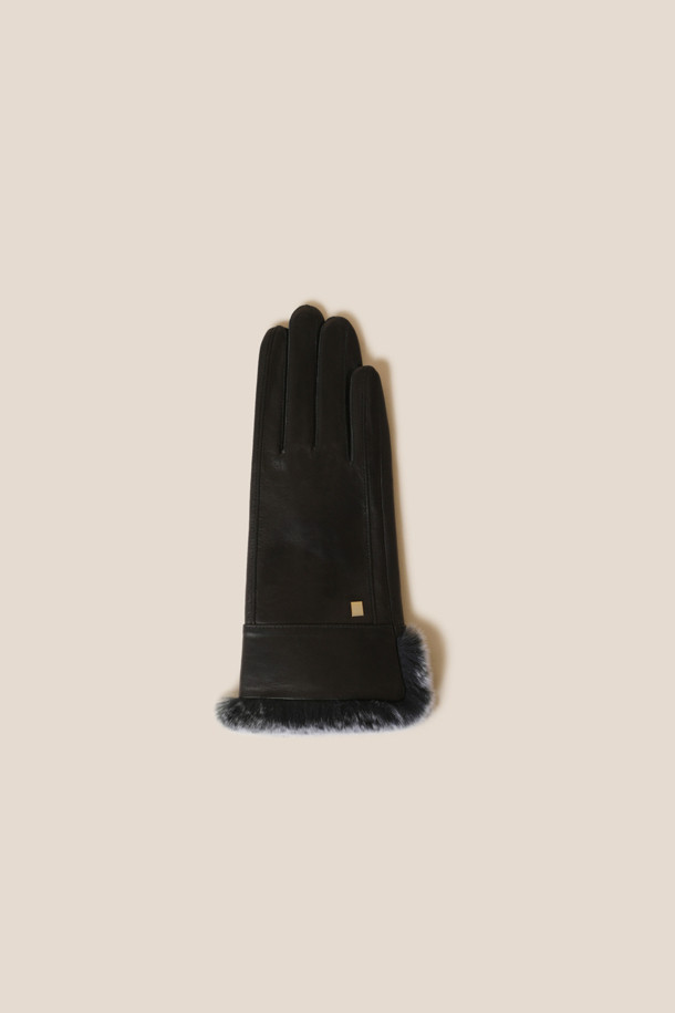 COURONNE - 장갑 - Vety Fur Gloves (Black)