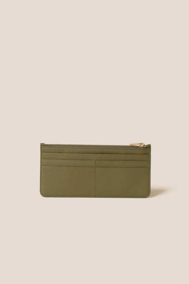 COURONNE - 장지갑 - Jenna Flat Long Wallet (Khaki)