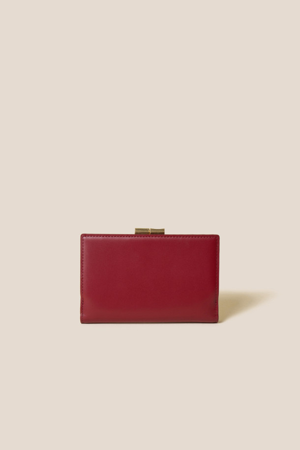 COURONNE - 반지갑 - Mael Frame Half Wallet (Red)