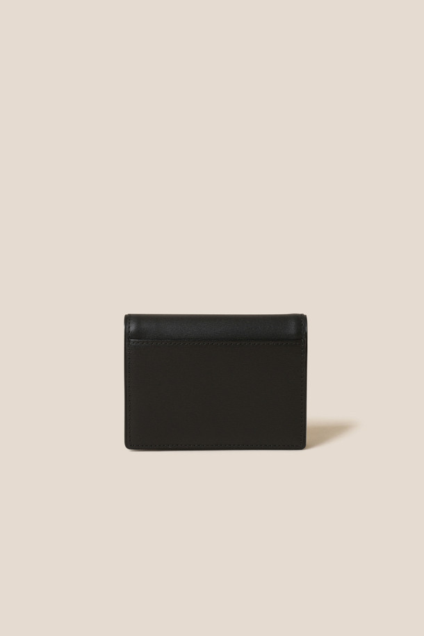 COURONNE - 반지갑 - Fermoir Half Wallet (Black)