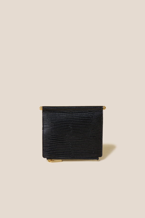 COURONNE - 반지갑 - Mael Half Wallet (Black)