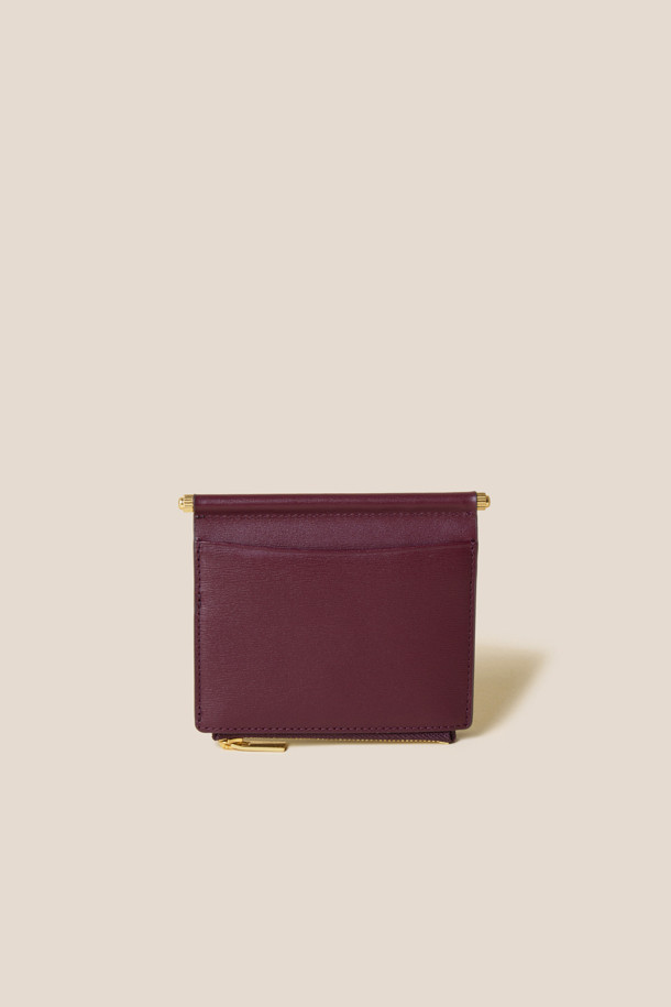 COURONNE - 반지갑 - Mael Half Wallet (Wine)