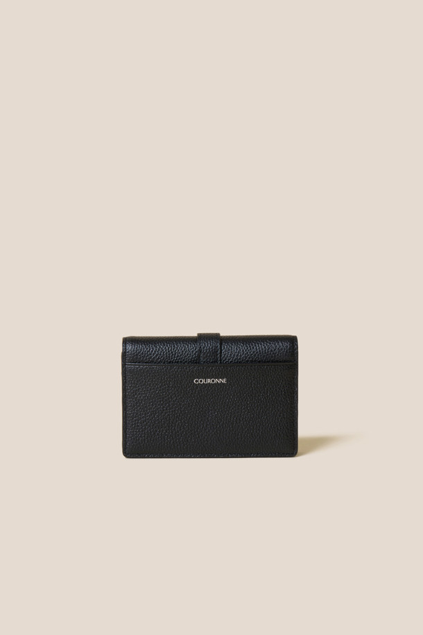 COURONNE - 반지갑 - Posie Card Wallet (Black)