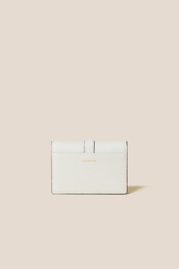 COURONNE - 반지갑 - Posie Card Wallet (White)