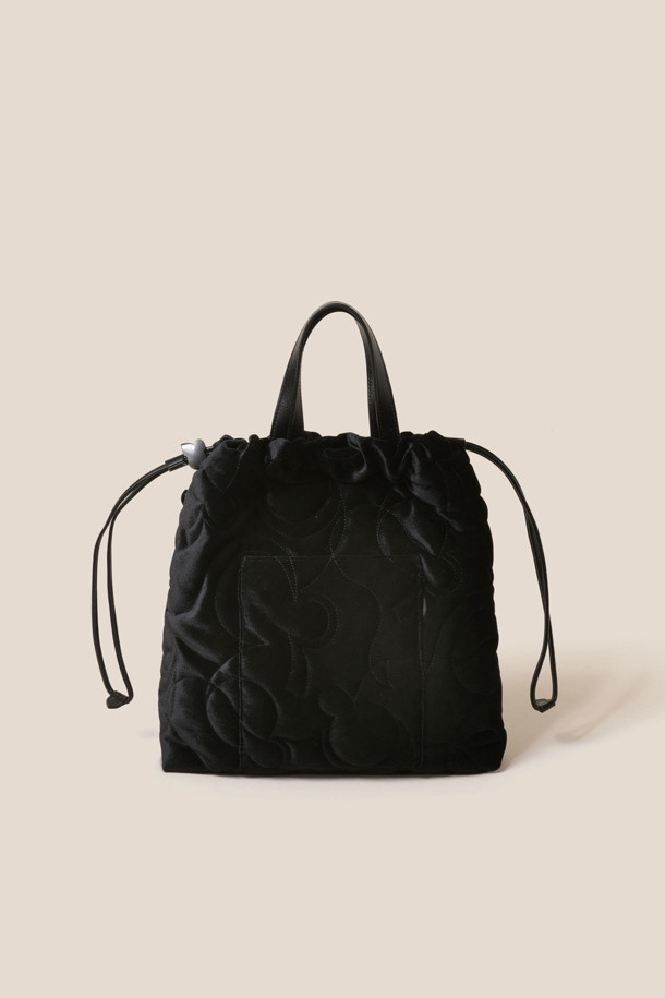 COURONNE - 숄더백 - Piloti Douce Shoulder 31 (Black)