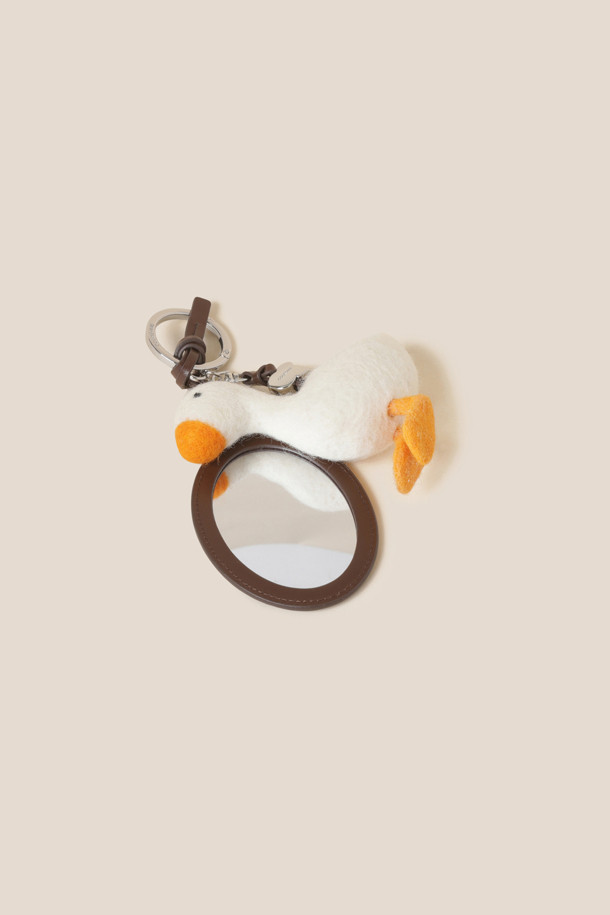 COURONNE - 키링/참 - Collie mirror Charm (Brown)