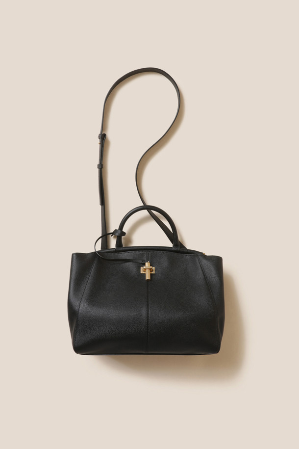 COURONNE - 토트백 - Fermoir Tote 31 (Black)