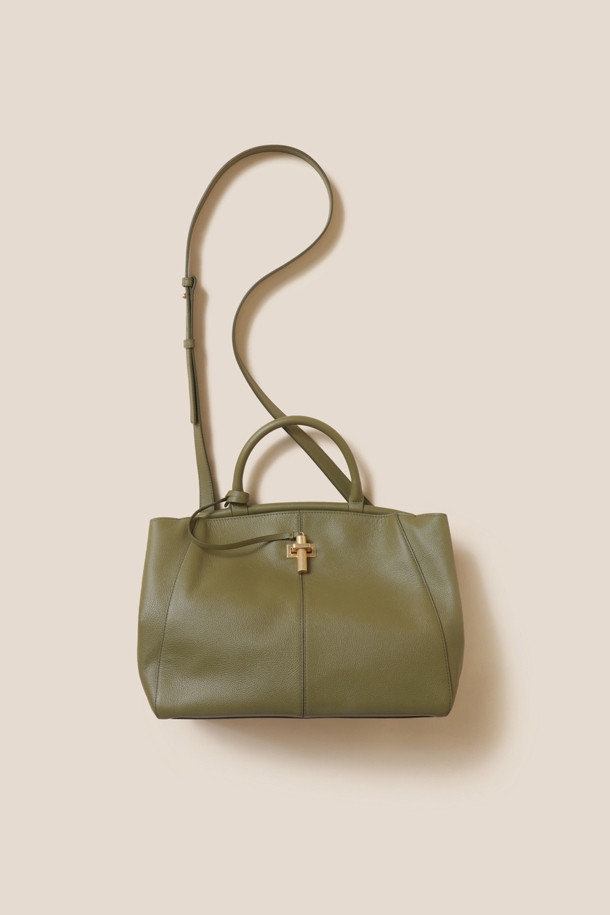 COURONNE - 토트백 - Fermoir Tote 31 (Khaki)