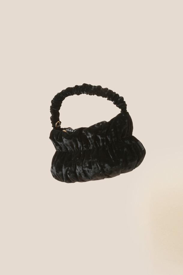 COURONNE - 토트백 - Lumie Velvet Tote 29 (Black)