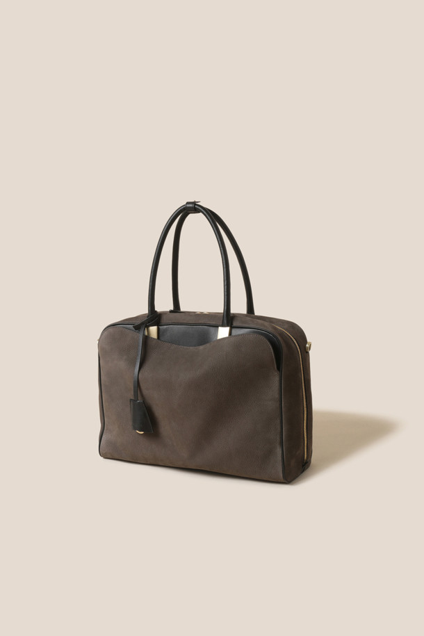 COURONNE - 토트백 - Bern Tote 34 nubuck (Dark Brown)