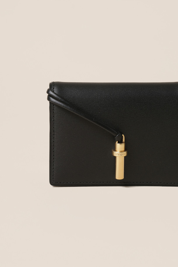 COURONNE - 반지갑 - Fermoir Half Wallet (Black)