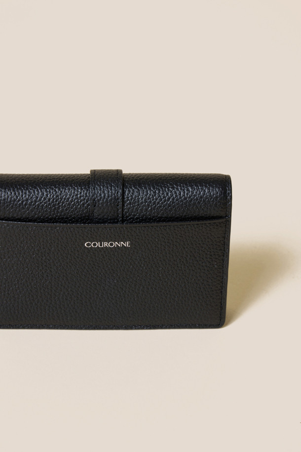 COURONNE - 반지갑 - Posie Card Wallet (Black)