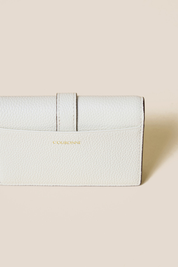 COURONNE - 반지갑 - Posie Card Wallet (White)