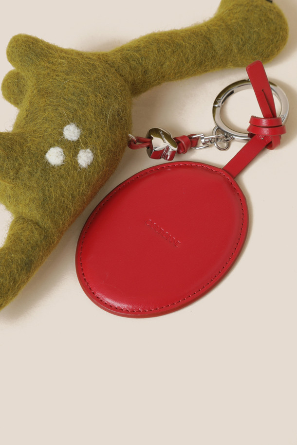 COURONNE - 키링/참 - Collie Mirror Charm (Red)