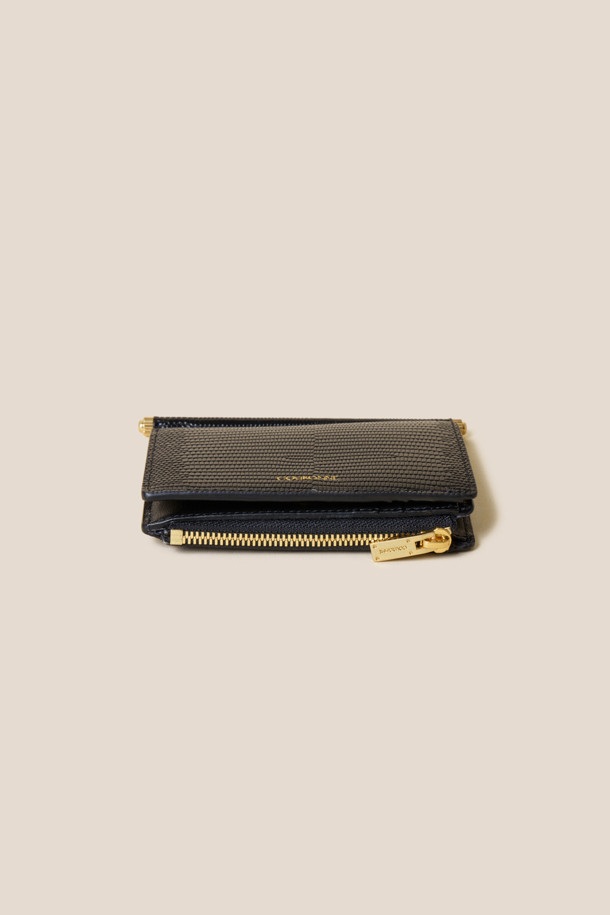 COURONNE - 반지갑 - Mael Half Wallet (Black)