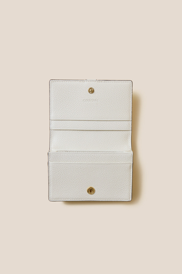 COURONNE - 반지갑 - Posie Card Wallet (White)