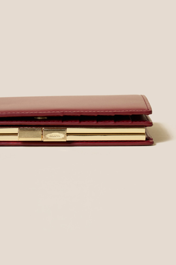 COURONNE - 반지갑 - Mael Frame Half Wallet (Red)