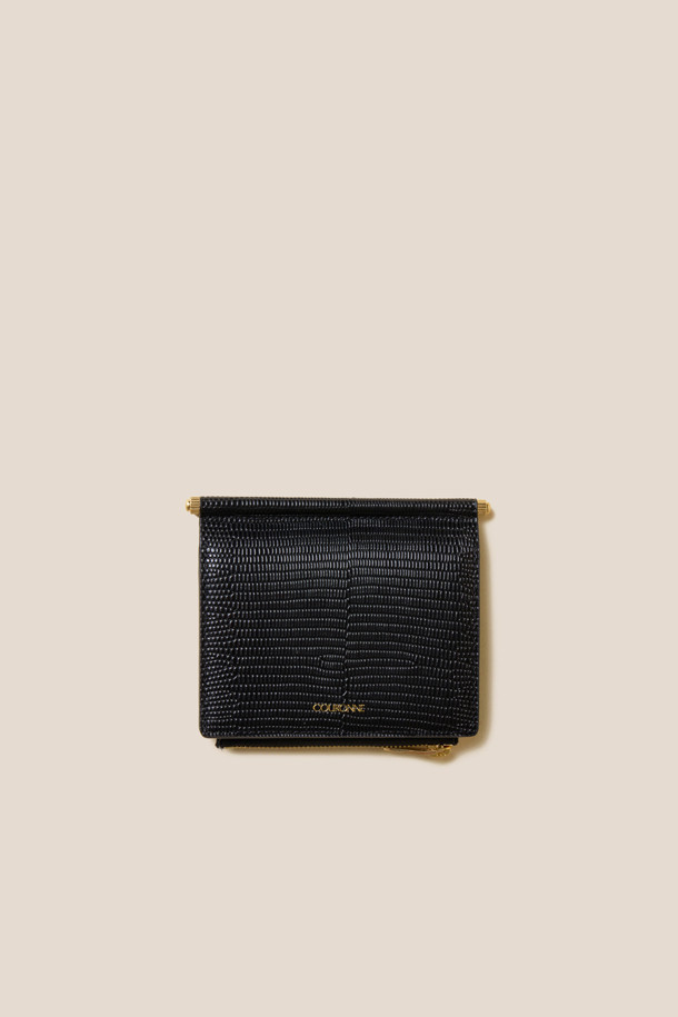 COURONNE - 반지갑 - Mael Half Wallet (Black)