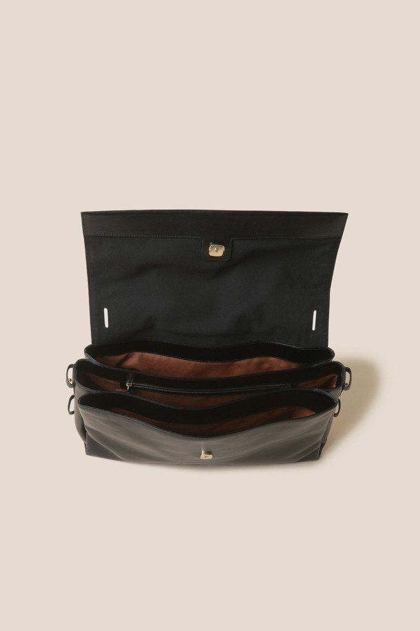 COURONNE - 숄더백 - Fermoir Shoulder 42 (Black)