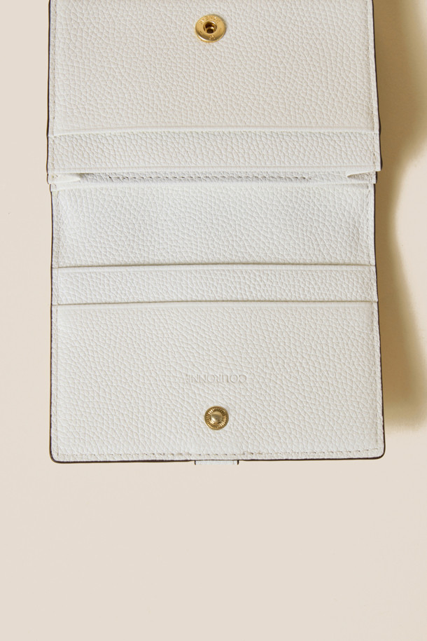 COURONNE - 반지갑 - Posie Card Wallet (White)