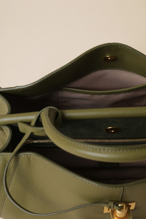 COURONNE - 토트백 - Fermoir Tote 31 (Khaki)